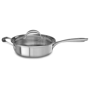 KitchenAid 5-ply Copper Core 3.5-Quart Saut with Helper Handle and Lid (KC2C35EHST)