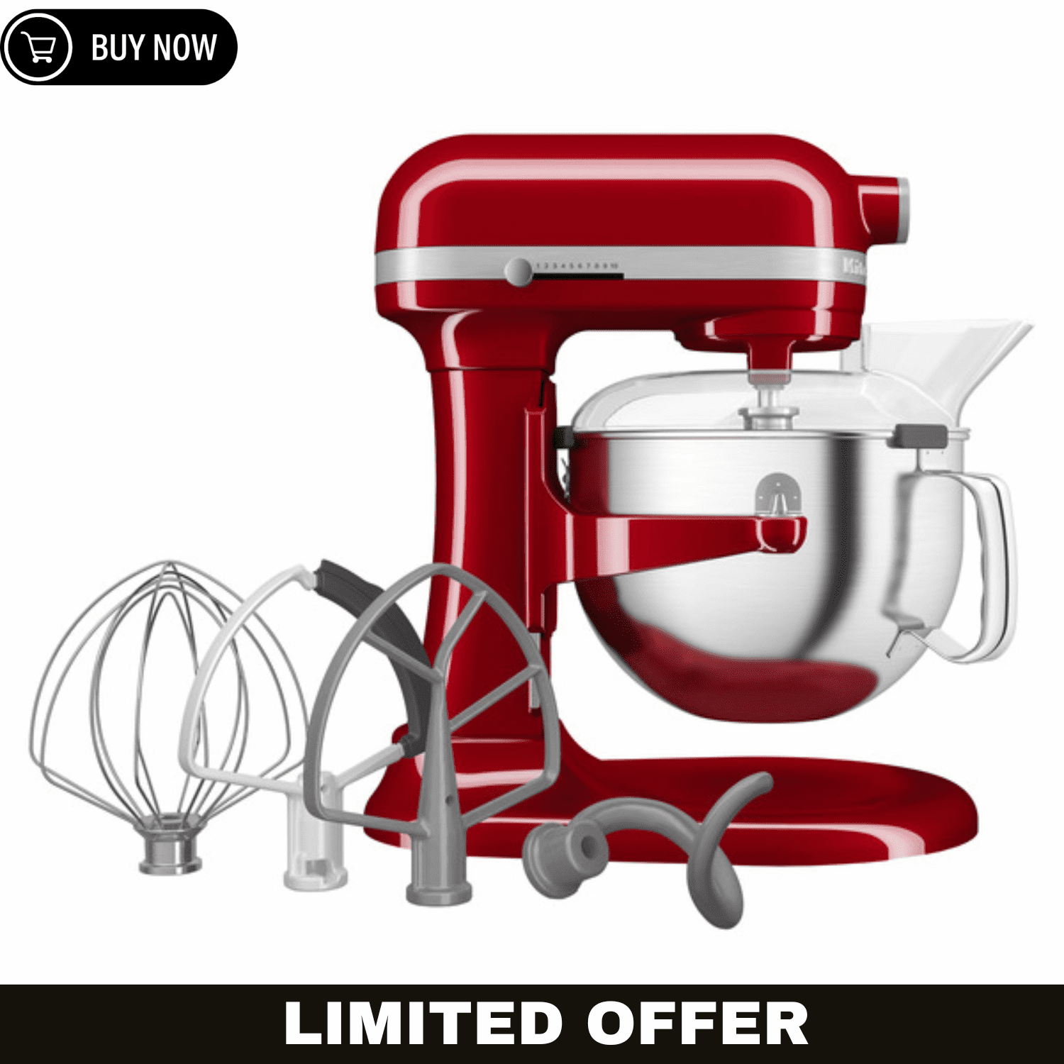 KitchenAid 6 Quart BowlLift Stand Mixer, Red or Silver — free download