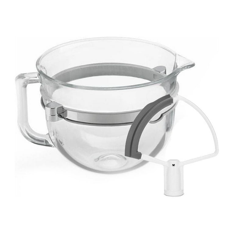  KitchenAid 6 Quart Glass Mixing Bowl with Accessories for Bowl-lift  Stand Mixers: Home & Kitchen
