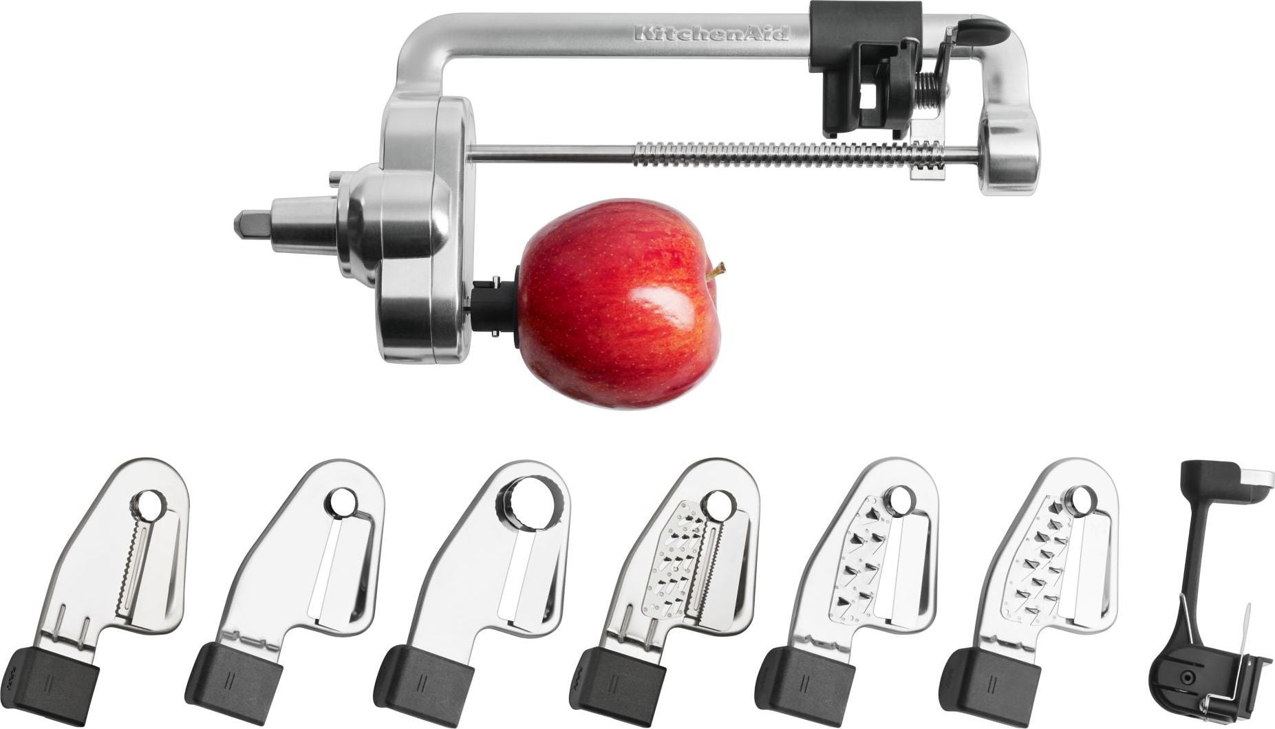 KitchenAid KSM2APC 7 Blade Spiralizer Plus with Peel, Core and Slice