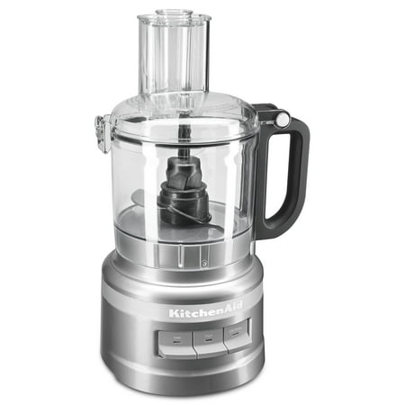 KitchenAid - 7 Cup Food Processor - Contour Silver