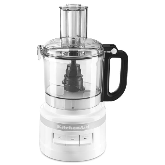 KitchenAid 7-Cup Food Processor, White, KFP0718