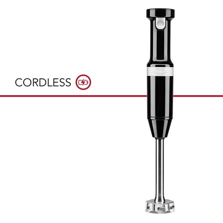 KitchenAid - Cordless Variable Speed Hand Blender - Onyx Black