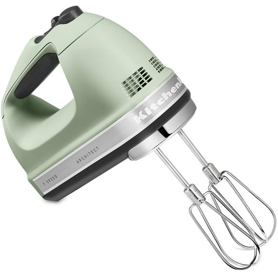 KitchenAid 7-Speed Hand Mixer with Turbo Beater - Matte Pistachio