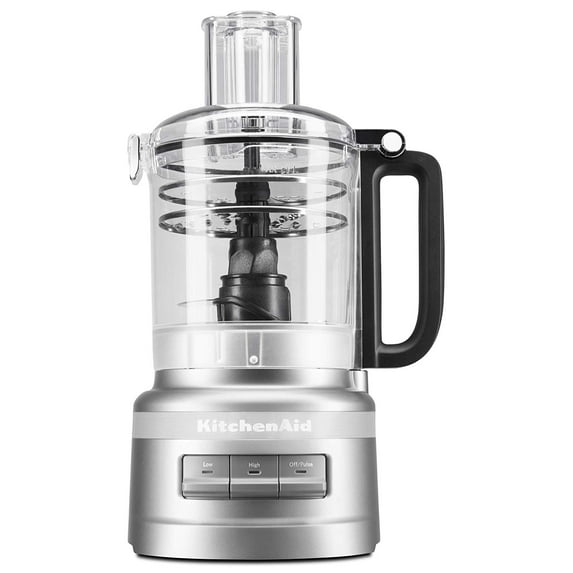 KitchenAid KFP0919CU 9 Cup Plus Food Processor, Contour Silver