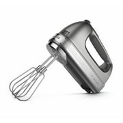 KitchenAid 9-Speed Corded Electric Hand Mixer, Contour Silver