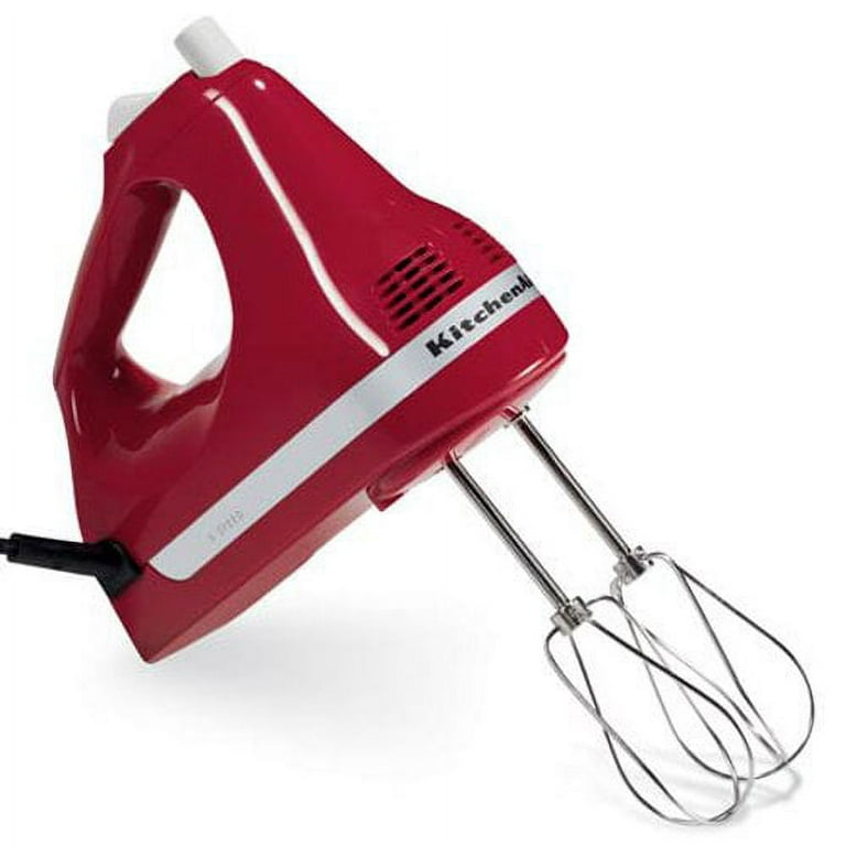 KitchenAid 6 Speed Hand Mixer with Flex Edge Beaters - Empire Red