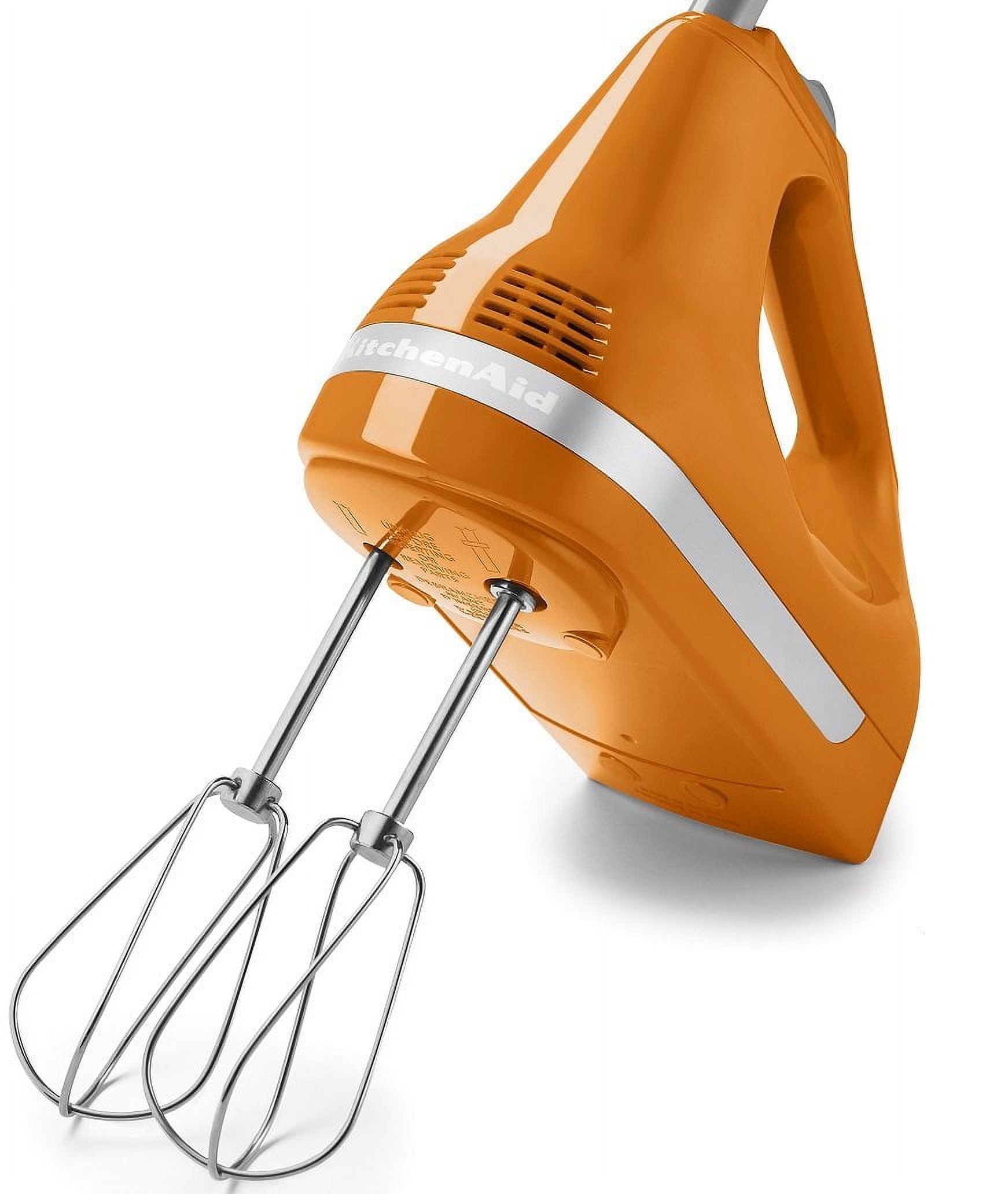 KitchenAid 9-Speed Hand Mixer, Tangerine (Certified Used) 