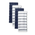thumbnail image 1 of KitchenAid Albany Machine Wash Blue Willow/White Striped, Solid Print Cotton, Polyester Kitchen Towels, 1 of 4