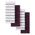 thumbnail image 1 of KitchenAid Albany Kitchen Towel 4-Pack Set, Boysenberry Purple/White, 16"x26", 1 of 4
