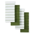 thumbnail image 1 of KitchenAid Albany Kitchen Towel 4-Pack Set, Matcha Green/White, 16"x26", 1 of 4