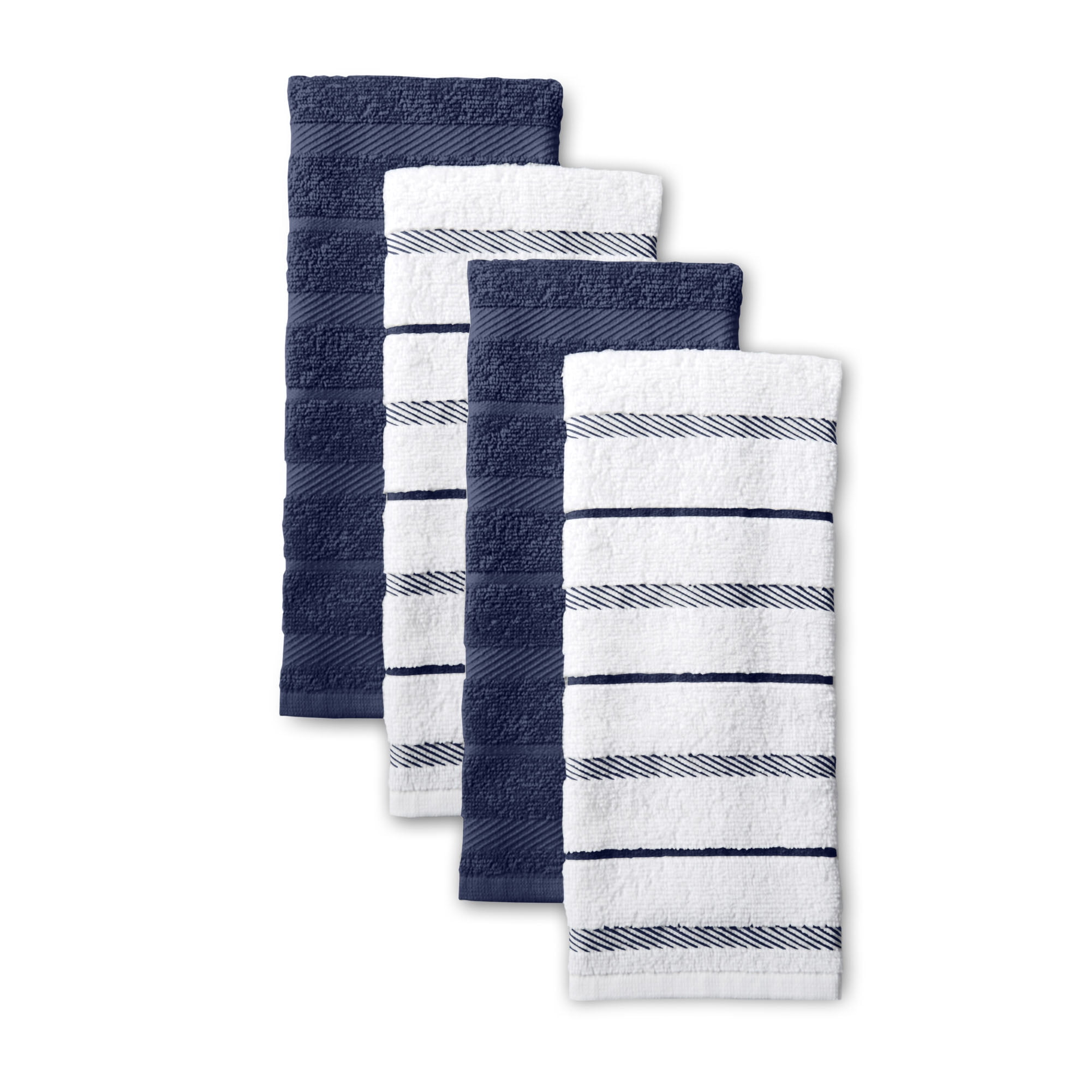 Navy blue gingham country style kitchen towel set – JaBella Designs