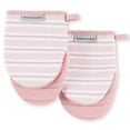 thumbnail image 1 of KitchenAid Albany Mini Oven Mitt 2-Pack Set, Dried Rose, 5.5"x8", 1 of 5