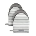 thumbnail image 1 of KitchenAid Albany Mini Oven Mitt 2-Pack Set, Grey, 5.5"x8", 1 of 4