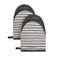 thumbnail image 1 of KITCHENAID Albany Mini Oven Mitt 2-Pack Set, Matte Black, 5.5"x8", 1 of 4