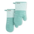 thumbnail image 1 of KitchenAid Albany Oven Mitt 2-Pack Set, Aqua Sky, 7"x13", 1 of 5