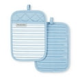 thumbnail image 1 of KitchenAid Albany Pot Holder 2-Pack Set, Blue Velvet, 7"x10", 1 of 5