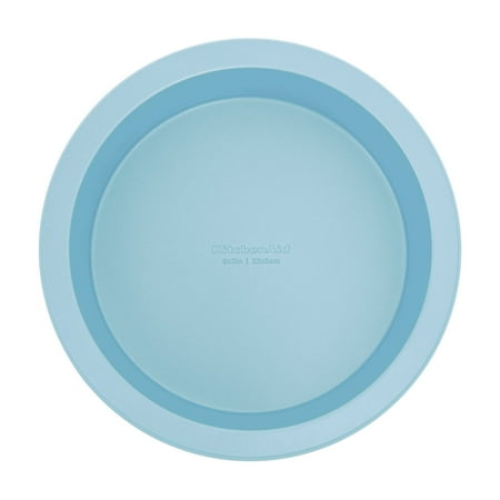 KitchenAid Aluminized Steel Nonstick 9-inch Round Cake Baking Pan, Mineral Water Blue