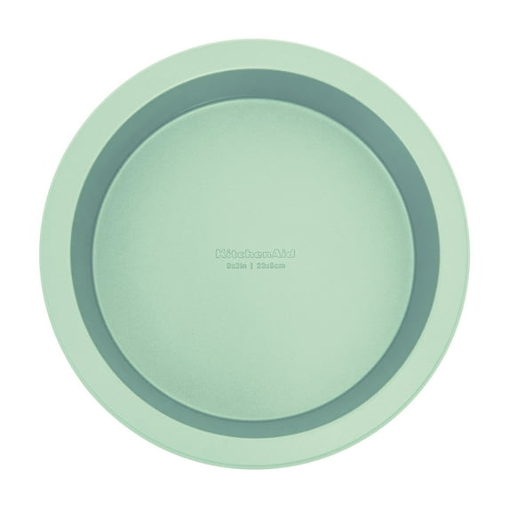 KitchenAid Aluminized Steel Nonstick 9-inch Round Cake Baking Pan, Pistachio Green