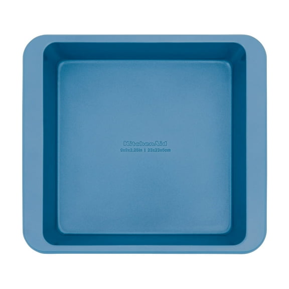 KitchenAid Aluminized Steel Nonstick 9-inch Square Cake Pan and Baking Dish, Blue Velvet