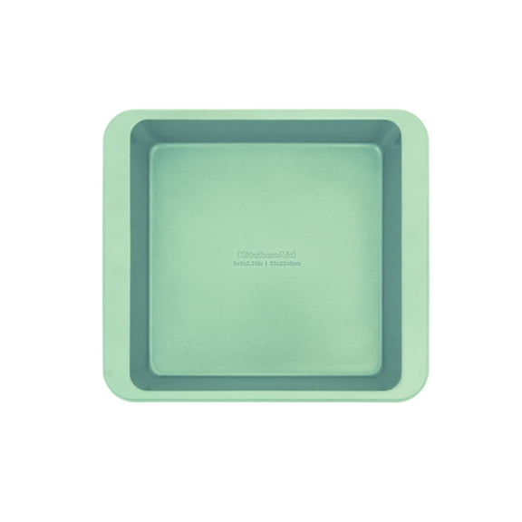 KitchenAid Aluminized Steel Nonstick 9-inch Square Cake Pan and Baking Dish, Pistachio Green