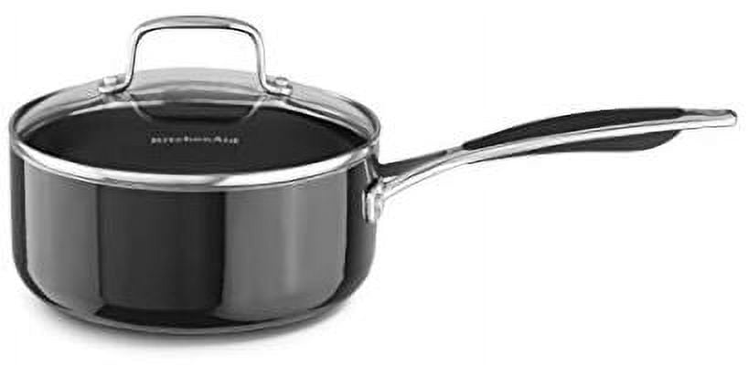 KitchenAid Aluminum Nonstick 2.0-Quart Saucepan with Lid (KC2A20PLOB)