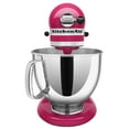 thumbnail image 1 of KitchenAid Artisan Series 5 qt Stand Mixer, Cranberry with Flat Beater, Dough Hook, Wire Whip, 1 of 3