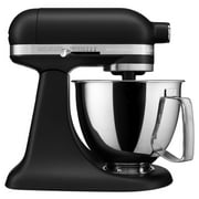 KitchenAid  Artisan  Mini 3.5 Quart Tilt-Head Stand Mixer, Black Matte, KSM3316X