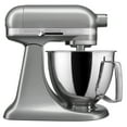 thumbnail image 1 of KitchenAid® Artisan® Mini 3.5 Quart Tilt-Head Stand Mixer, Counter Silver, KSM3316X, 1 of 4