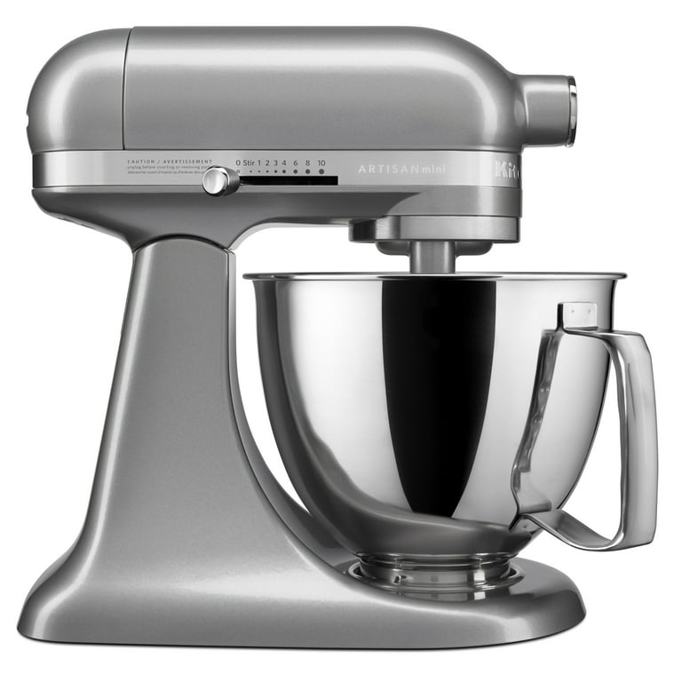 KitchenAid Artisan Mini Stand Mixer, 3.5 Quart, Silver