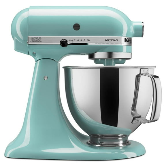 KitchenAid Artisan Series 5-Quart Tilt-Head Stand Mixer, Aqua Sky, KSM150PSAQ