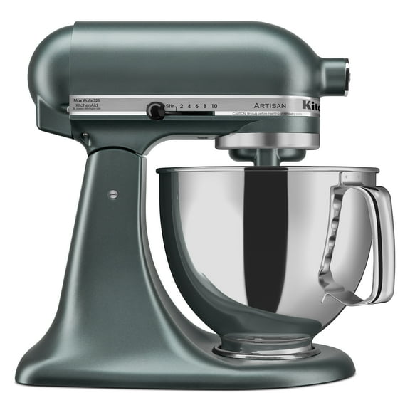 KitchenAid Artisan Series 5-Quart Tilt-Head Stand Mixer, Juniper with Flat Beater, Dough Hook, Whip
