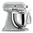 thumbnail image 1 of KitchenAid® Artisan® Series 5 Quart Tilt-Head Stand Mixer, Metallic Chrome, KSM150PS, 1 of 5