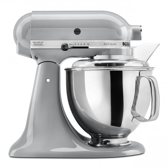 KitchenAid® Artisan® Series 5 Quart Tilt-Head Stand Mixer, Metallic Chrome, KSM150PS