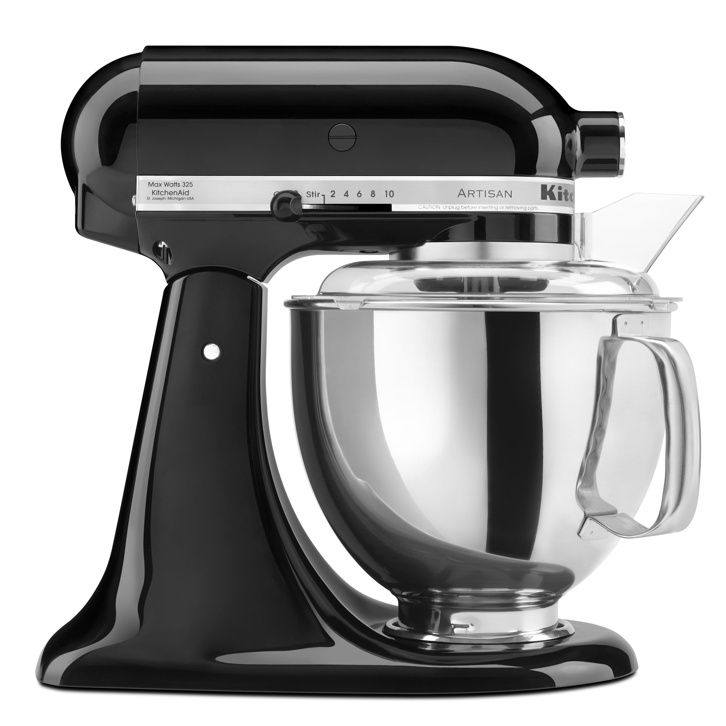 KitchenAid Artisan Series 5-Quart Tilt-Head Stand Mixer with Attachments,  Cake Baking Accessory, Model: KSM150PS, White - Walmart.com