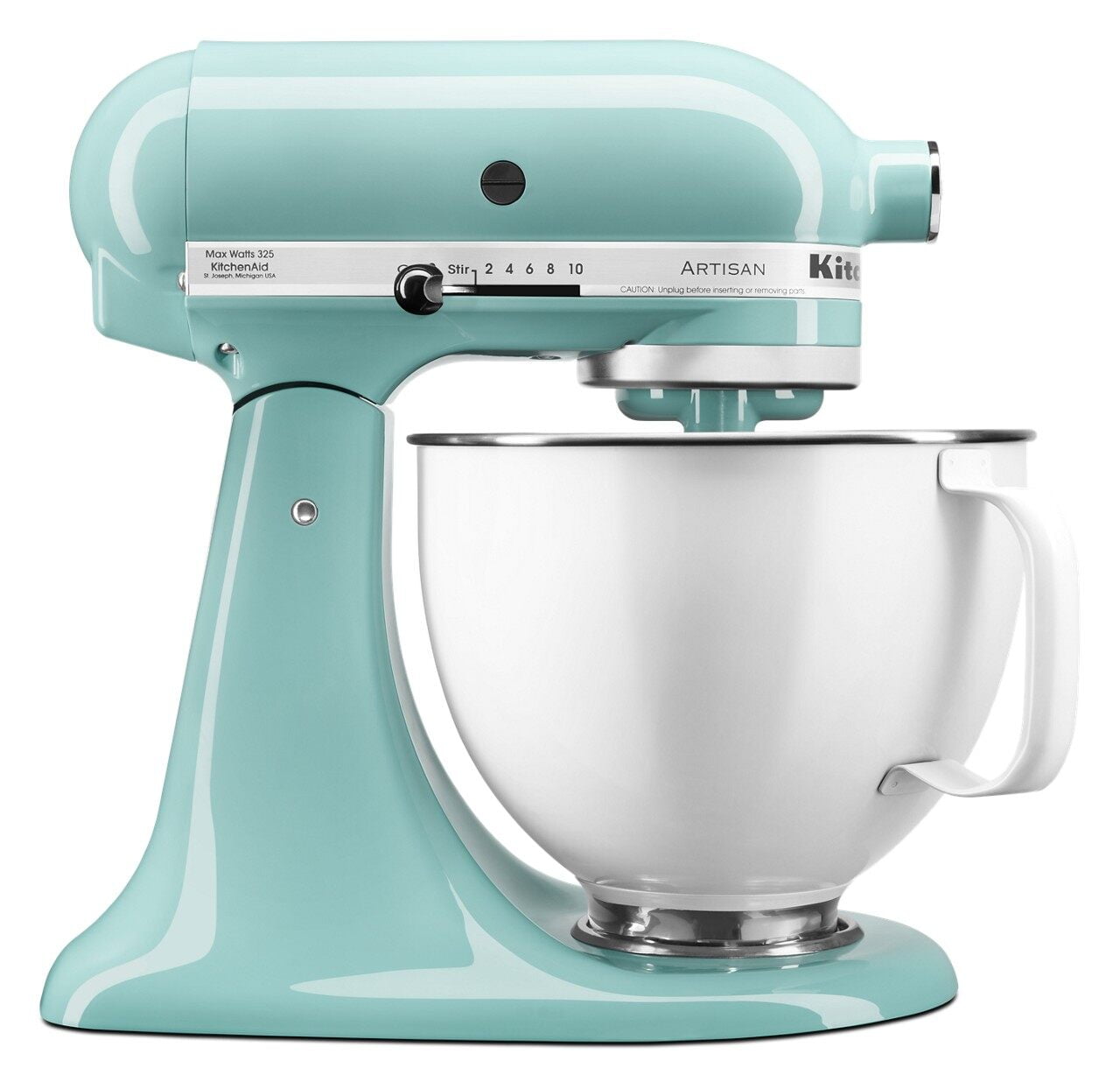 KitchenAid Artisan Series 5-Quart 10-Speed Ice Blue Residential Stand Mixer  in the Stand Mixers department at