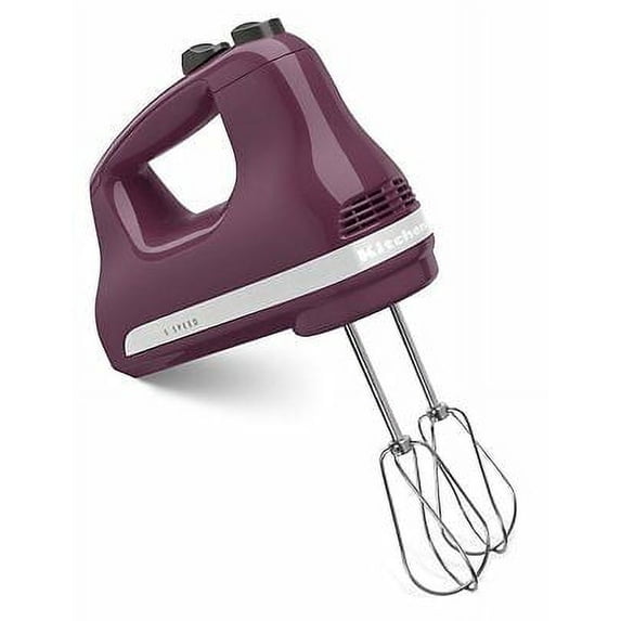 KitchenAid Asembld in USA 5-Speed Ultra Power Hand Mixer khm512by Boysenberry