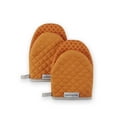 thumbnail image 1 of KitchenAid Asteroid Mini Oven Mitt 2-Pack Set, Honey Orange, 5.5"x8", 1 of 6