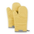 thumbnail image 1 of KitchenAid Asteroid Oven Mitt 2-Pack Set, Buttercup Yellow, 7"x12.5", 1 of 4