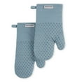 thumbnail image 1 of KitchenAid Asteroid Oven Mitt 2-Pack Set, Fog Blue, 7"x12.5", 1 of 7