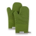 thumbnail image 1 of KitchenAid Asteroid Oven Mitt 2-Pack Set, Matcha Green, 7"x12.5", 1 of 6