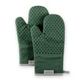 thumbnail image 1 of KitchenAid Asteroid Oven Mitt 2-Pack Set, Pebbled Palm Green, 7"x12.5", 1 of 4