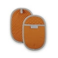 thumbnail image 1 of KitchenAid Asteroid Pot Holder 2-Pack Set, Honey Orange, 6.5"x10", 1 of 6