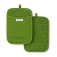 thumbnail image 1 of KitchenAid Asteroid Pot Holder 2-Pack Set, Matcha, 7"x10", 1 of 7