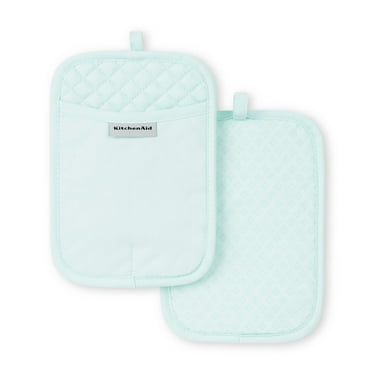 KitchenAid Asteroid Pot Holder 2-Pack Set, Mineral Water, 7"x10"
