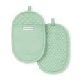 thumbnail image 1 of KitchenAid Asteroid Pot Holder 2-Pack Set, Pistachio, 6.5"x10", 1 of 5