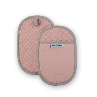 Pink and Green Oven Mitt/Pot Holder Set – Heritage House Gallery