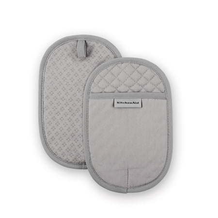 KitchenAid Asteroid Pot Holder Set, Grey, Set of 2