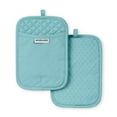 thumbnail image 1 of KitchenAid Asteroid Pot Holder Set, Mineral Water Aqua/White, 7"x10", Set of 2, 1 of 6