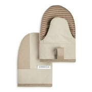 KitchenAid Beacon Mini Oven Mitt Set Milkshake Tan, Set of 2